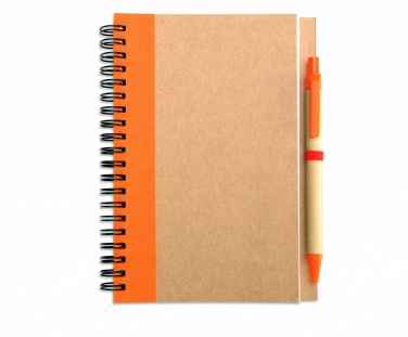 Logotrade promotional gifts photo of: B6 recycled notebook with pen