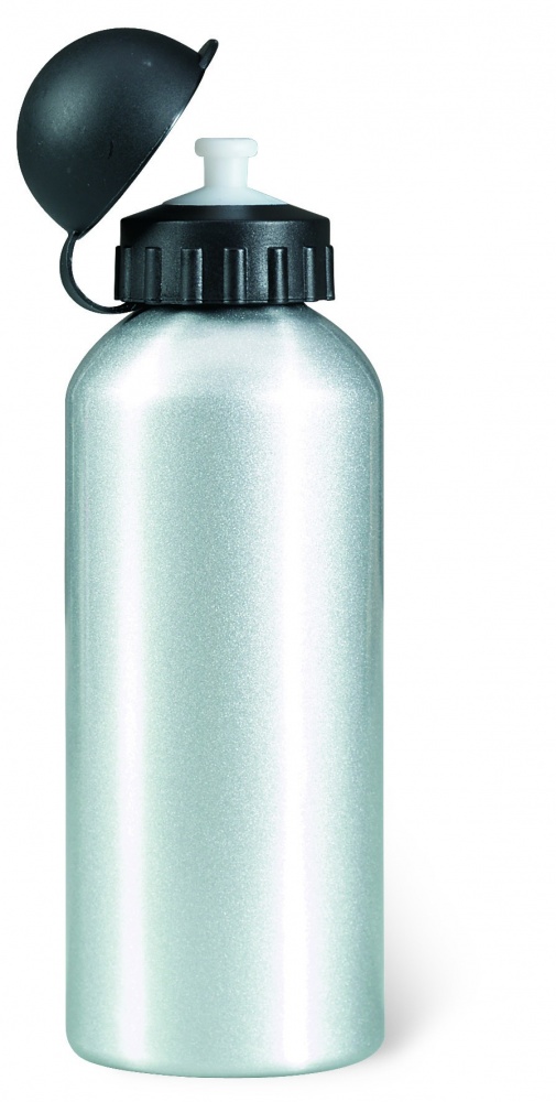 Logo trade corporate gifts image of: Single-walled 600 ml aluminum bottle