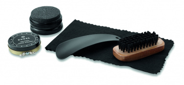Logo trade business gifts image of: Shoe polish kit