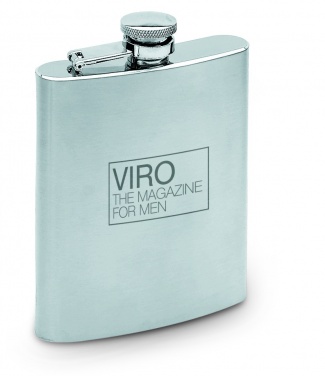Logotrade advertising products photo of: Slim hip flask 200ml