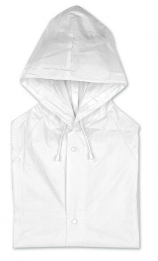 Logo trade promotional gifts image of: PVC raincoat with hood