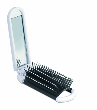 Logotrade promotional giveaways photo of: Foldable hairbrush with mirror