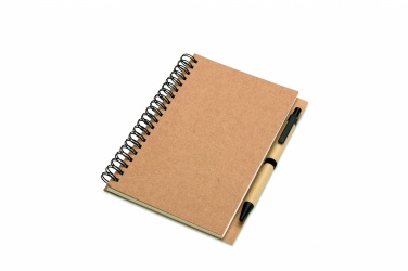 Logo trade promotional merchandise image of: B6 Recycled notebook with pen