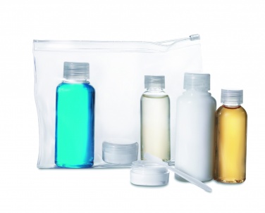 Logotrade promotional giveaways photo of: Travelling pouch with bottles