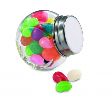 Logo trade promotional gifts picture of: Glass jar with jelly beans