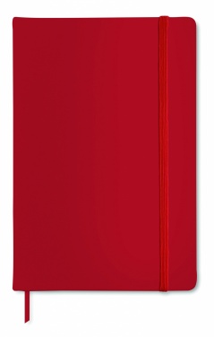 Logo trade promotional giveaways image of: A6 notebook 96 lined sheets