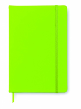 Logo trade corporate gifts image of: A6 notebook 96 lined sheets