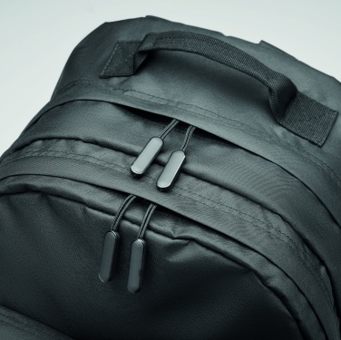Logo trade advertising products picture of: 300D RPET laptop backpack
