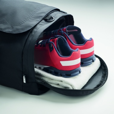 Logo trade promotional product photo of: Large sports bag in 300D RPET