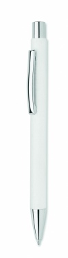 Logo trade promotional products image of: Recycled paper push ball pen
