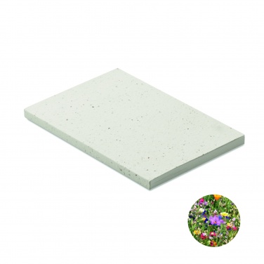 Logotrade business gift image of: A5 seed paper cover notebook