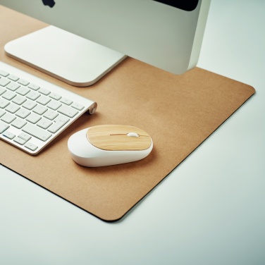 Logo trade business gifts image of: Large recycled paper desk pad