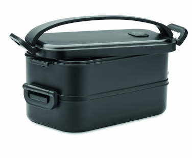 Logo trade advertising products image of: Lunch box in recycled PP