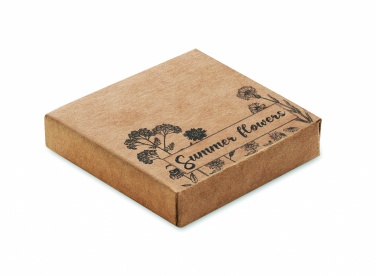 Logo trade business gifts image of: Mix flowerseeds disc