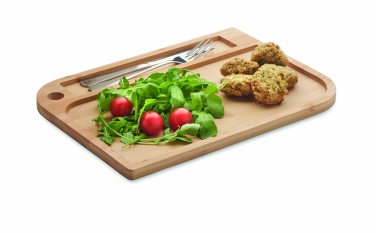 Logo trade promotional gift photo of: Meal plate in bamboo