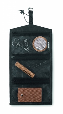 Logotrade advertising products photo of: 210RPET travel cable organizer