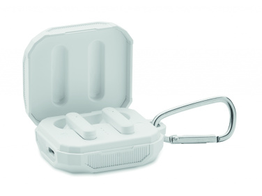 Logotrade advertising products photo of: TWS earbuds with solar charger
