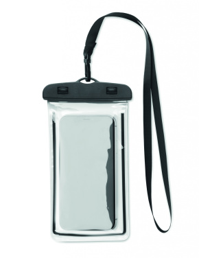 Logo trade business gifts image of: Waterproof smartphone pouch