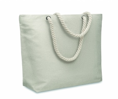 Logo trade promotional merchandise image of: Cord handle beach bag 220gr/m²