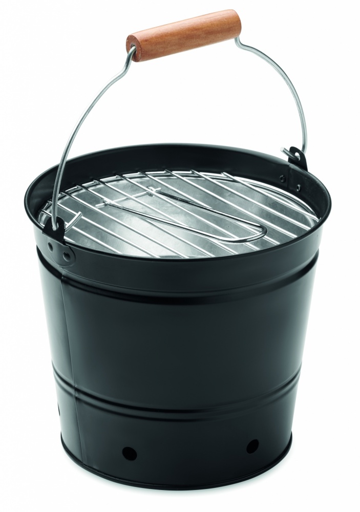 Logo trade promotional merchandise photo of: Portable bucket barbecue