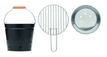Logo trade promotional gift photo of: Portable bucket barbecue