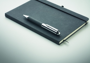 Logo trade business gifts image of: Recycled leather notebook set