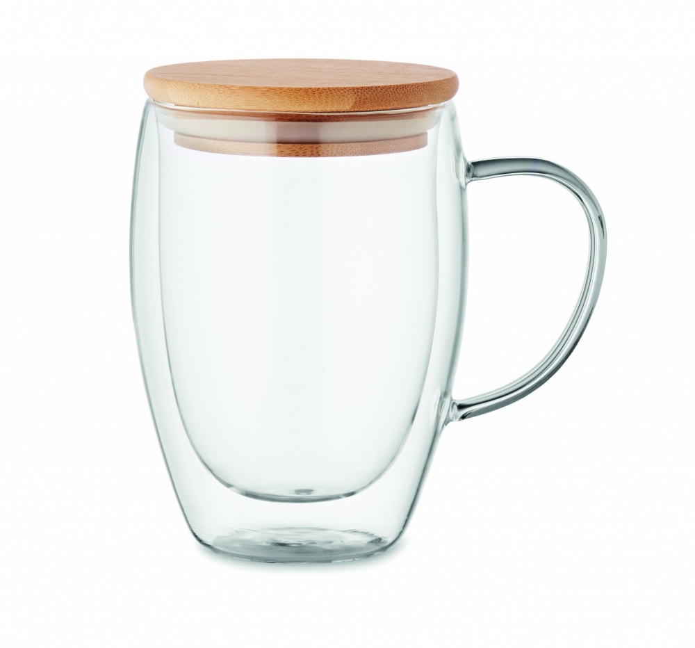 Logotrade promotional item picture of: Double wall borosilicate mug