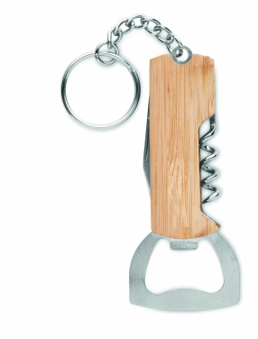 Logo trade advertising products image of: 3 in 1 bamboo pocket tool
