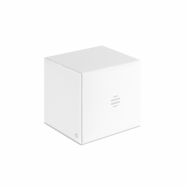 Logo trade business gift photo of: Squared fragranced candle 50gr