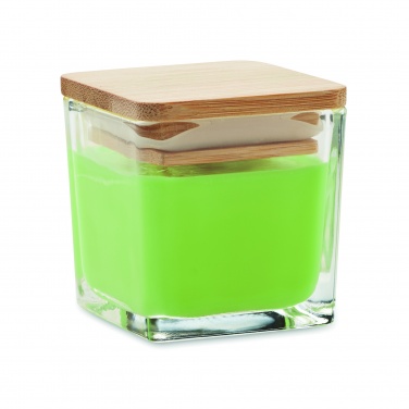 Logotrade advertising products photo of: Squared fragranced candle 50gr