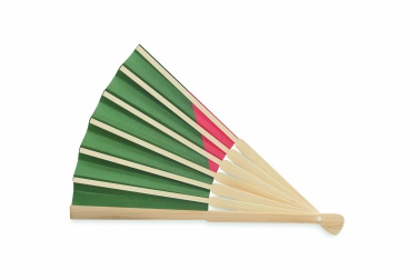 Logo trade promotional giveaways image of: Manual fan flag design