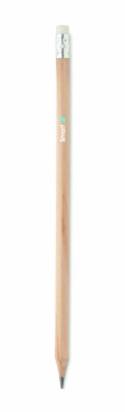 Logotrade promotional gifts photo of: Natural pencil with eraser