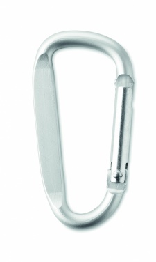 Logo trade advertising products image of: Carabiner clip in aluminium.