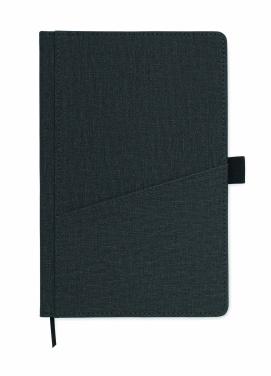 Logo trade promotional gifts picture of: A5 notebook PU front pocket