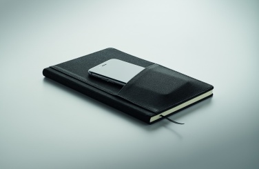 Logotrade promotional merchandise photo of: A5 notebook PU front pocket