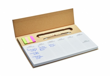 Logotrade corporate gifts photo of: Weekly desktop planner