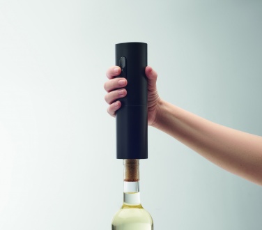 Logo trade business gifts image of: Electric wine bottle opener