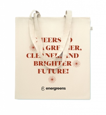 Logotrade promotional giveaway image of: Recycled cotton shopping bag
