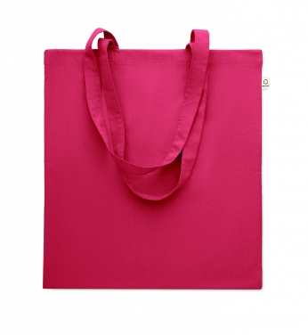 Logo trade corporate gifts image of: Recycled cotton shopping bag