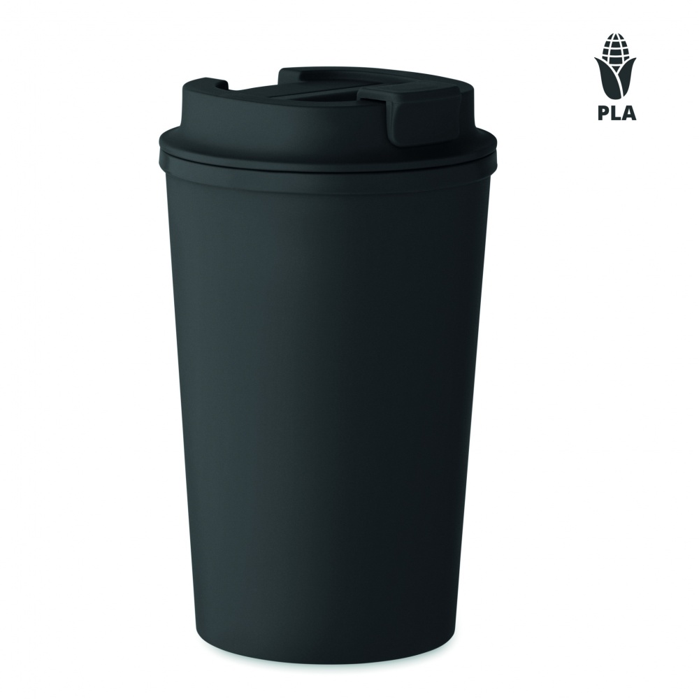 Logo trade corporate gifts picture of: PLA double wall tumbler 350 ml
