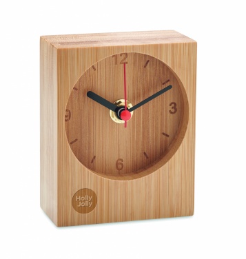 Logotrade corporate gift picture of: Bamboo table clock