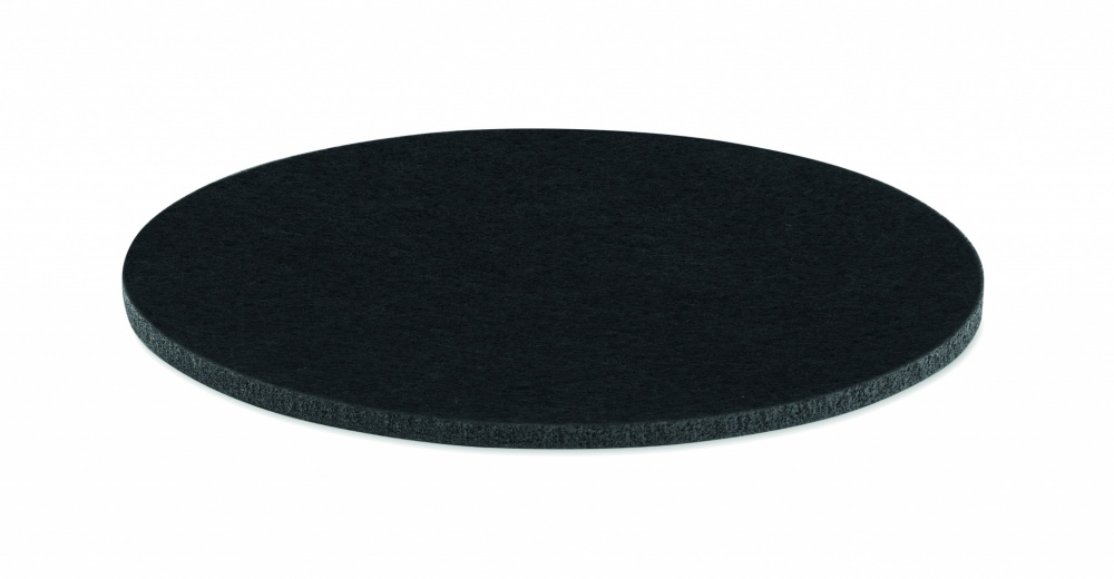 Logotrade promotional gift picture of: Round coaster in RPET felt