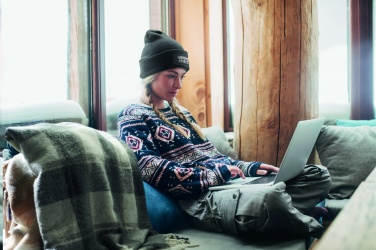 Logotrade business gift image of: Unisex beanie RPET polyester