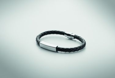 Logotrade promotional merchandise picture of: Braided faux leather bracelet