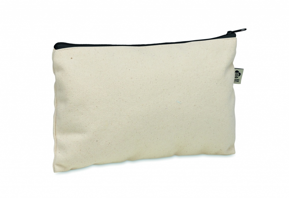 Logo trade promotional gift photo of: Cosmetic bag cotton 340 gr/m²