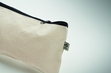 Logo trade promotional giveaways image of: Cosmetic bag cotton 340 gr/m²