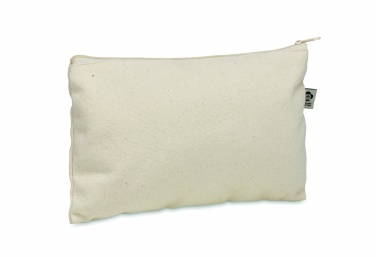 Logo trade promotional merchandise image of: Cosmetic bag cotton 340 gr/m²