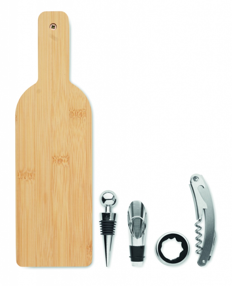 Logotrade corporate gifts photo of: Bottle shaped wine set