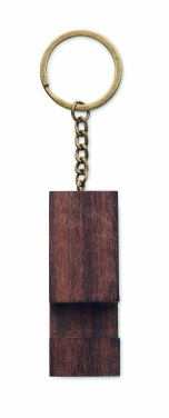 Logo trade promotional merchandise picture of: Key ring with phone stand Hyvinkää