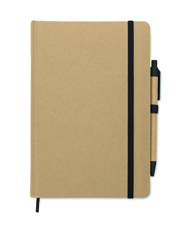 Logotrade promotional giveaway picture of: Caratil A5 notebook in recycled carton